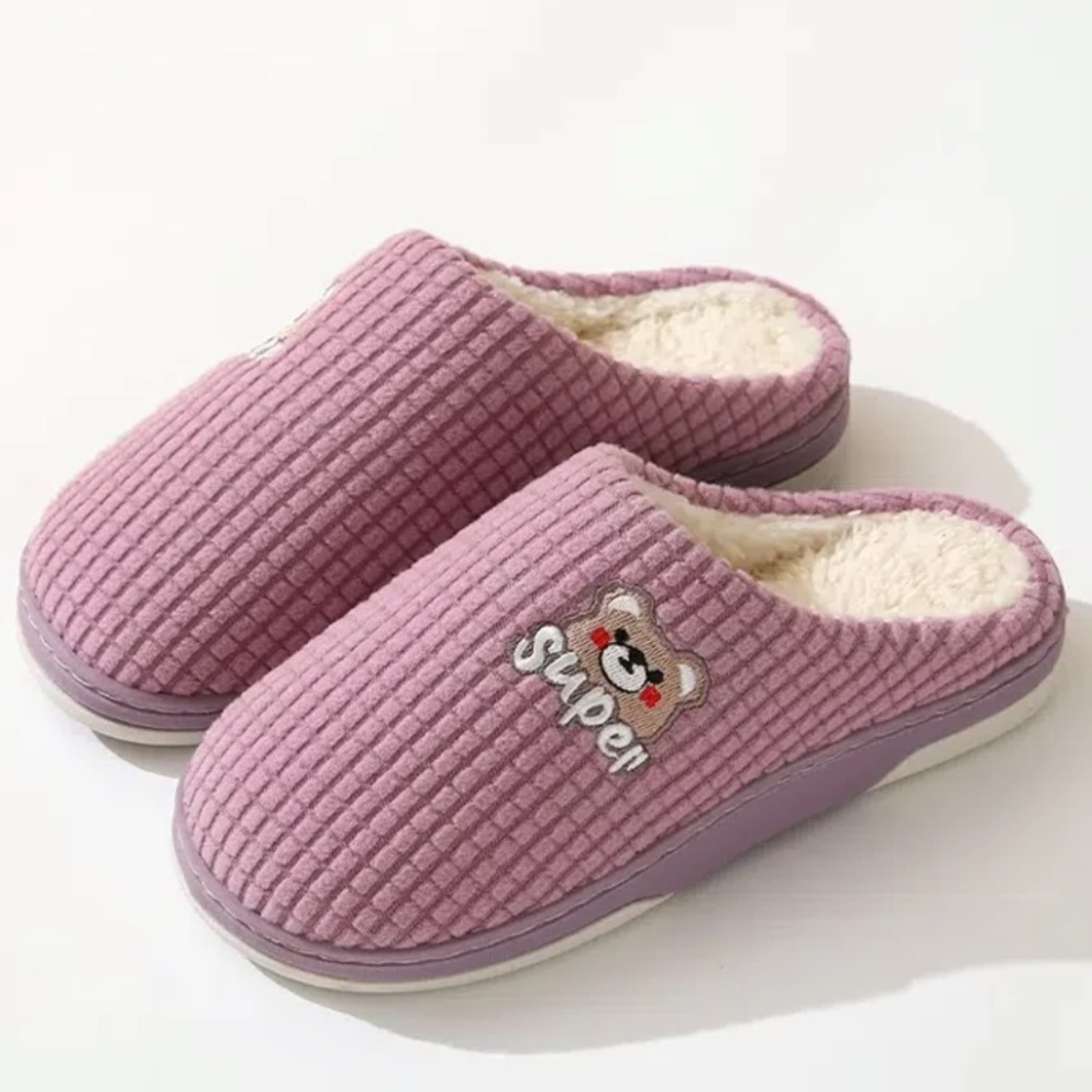 Indoor and outdoor slippers for men, women, winter.
